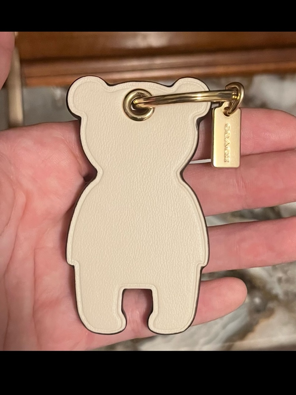 Coach Bear Keychain Charm!